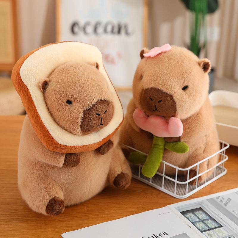 Shop CuddlyCapy: Chubby Capybara Plushie - Stuffed Animals Goodlifebean Plushies | Stuffed Animals