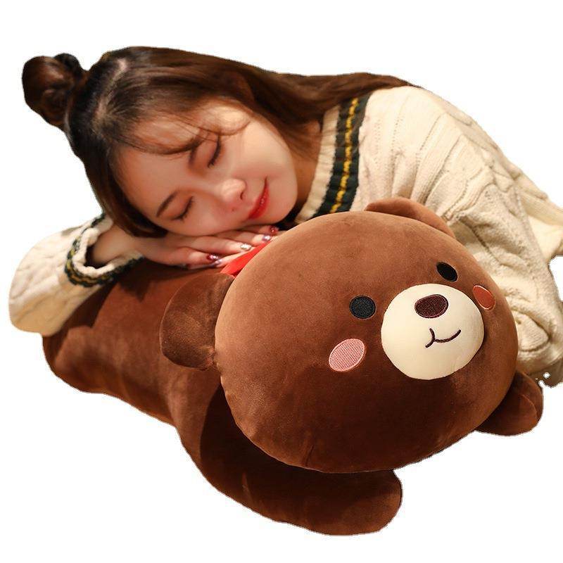 Shop Giant Cuddly Brown Bear Plushie - Stuffed Animals Goodlifebean Plushies | Stuffed Animals