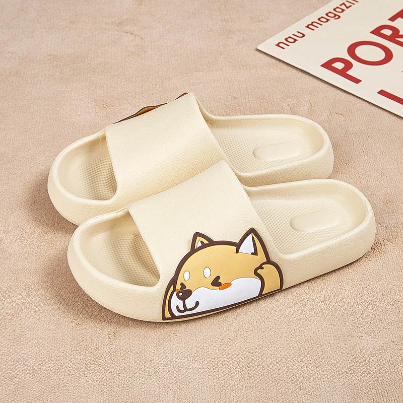 Kawaii Shiba Inu Comfy Indoor Slippers - Goodlifebean