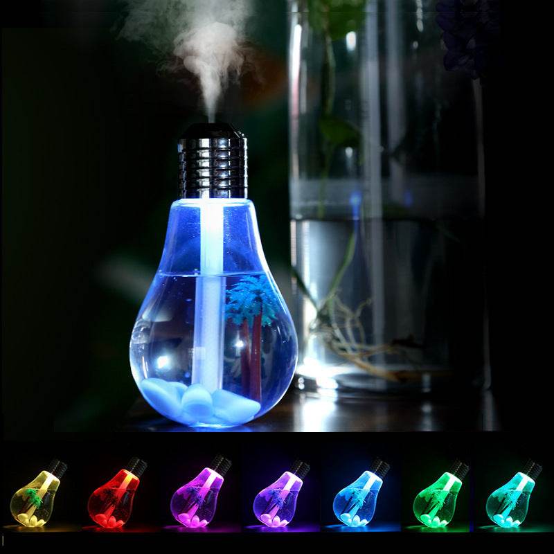 AromaGlow Humidifier | Glowing Bulb Humidifier - Goodlifebean