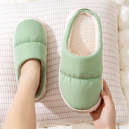 QuiltedCozy: Plush Indoor Warm Slippers