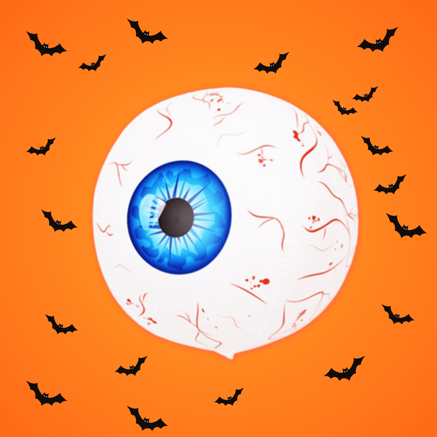 Inflatable Glow-In-The-Dark Eyeball Balloon - Goodlifebean