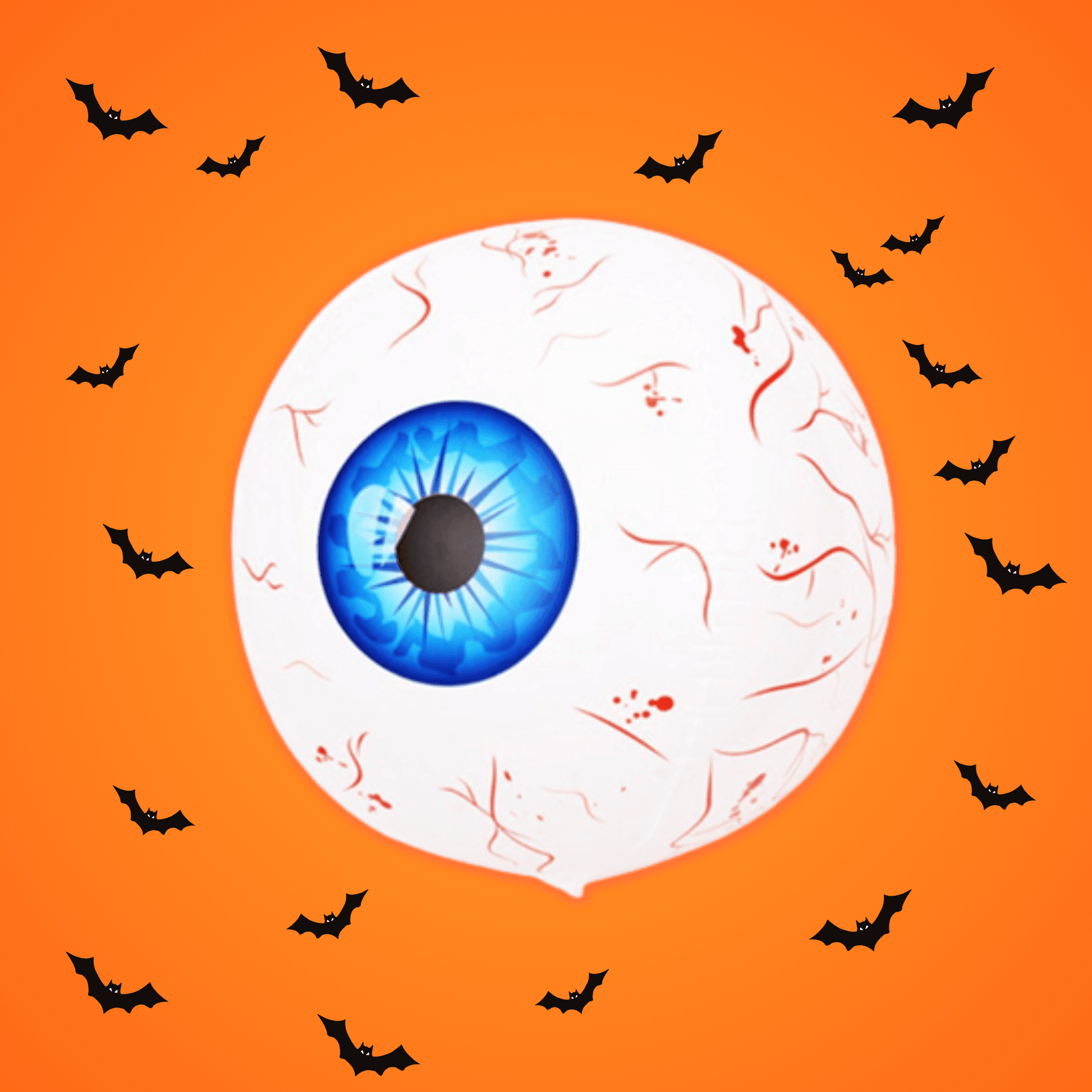 Inflatable Glow-In-The-Dark Eyeball Balloon - Goodlifebean