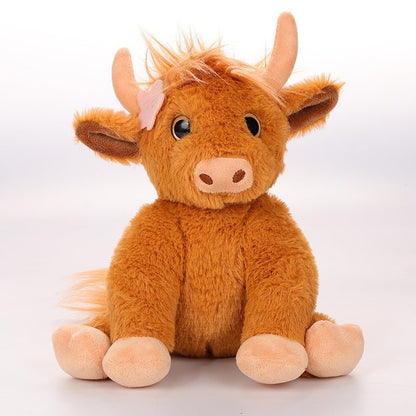 Scottish Mini Highland Cow Plushie - Goodlifebean product_type