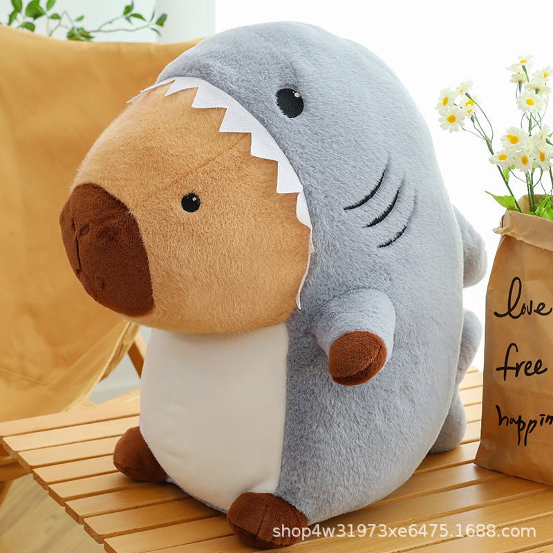Jawsy: Massive Capybara Shark Plushie - Goodlifebean product_type