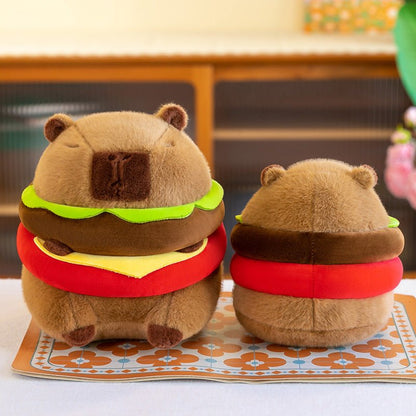 Burgerbara: Capybara Hamburger Plushie - Goodlifebean product_type