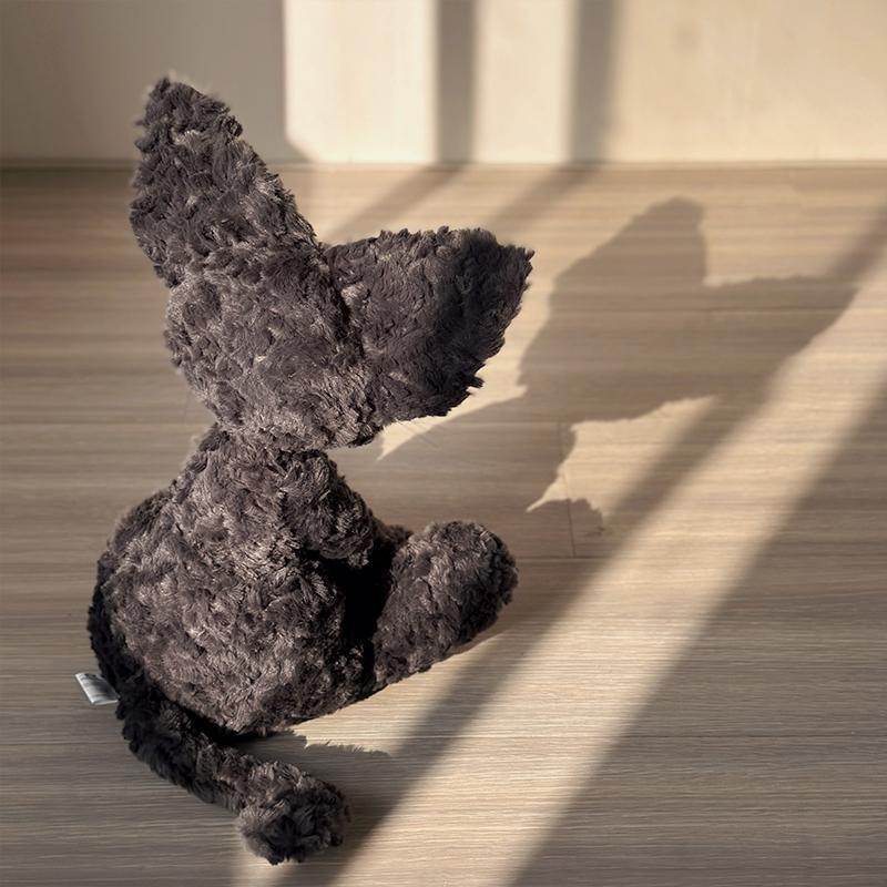 Cozy Curl Cat: Cute Curly Haired Black Cat | Black Cat Plush - Goodlifebean
