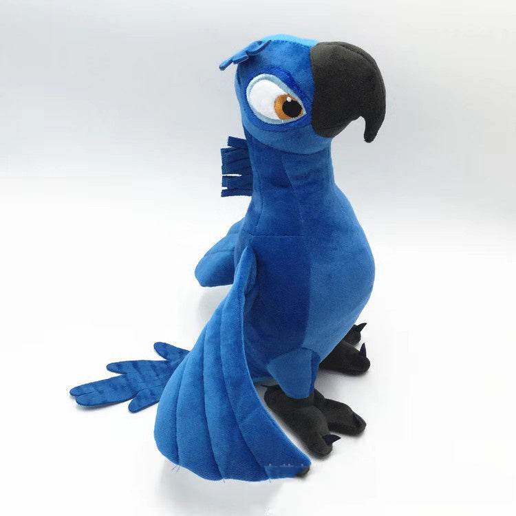Rare Blue Parrot Stuffed Animal | Stuffed Hyacinth Macaw Parrot.