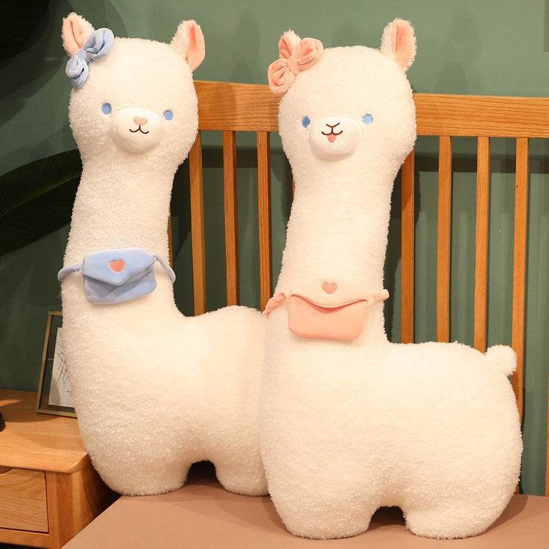 FluffyPaca: Kawaii Alpaca Plushie | Stuffed Animal Alpaca | Body Pillow Plush - Goodlifebean