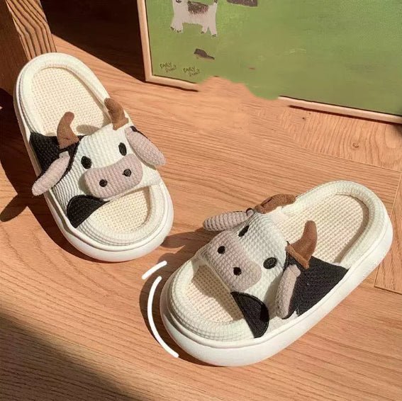 CloudCow Slippers | Cloudy Cow Slippers - Goodlifebean product_type