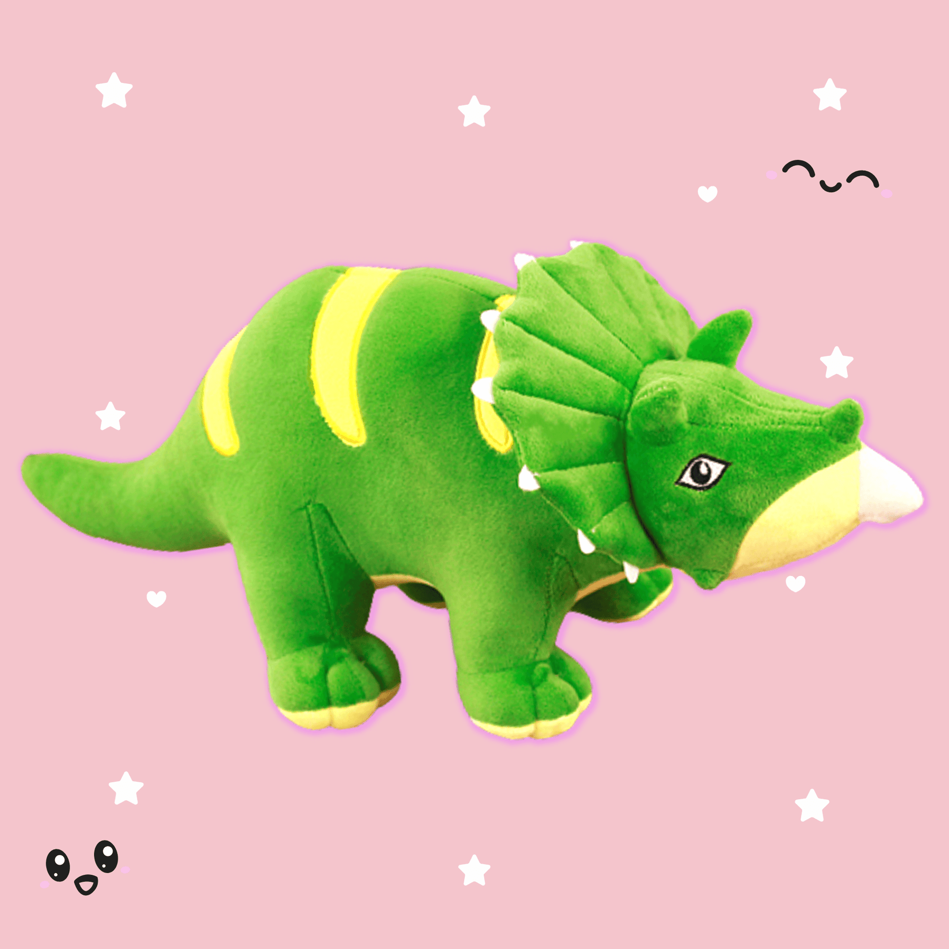 Shop Giant Tricia the Triceratops Dinosaur Plush Toy - Stuffed Animals Goodlifebean Plushies | Stuffed Animals