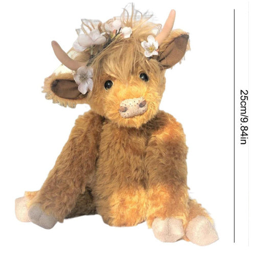 Cute Mini Highland Cow Plushie