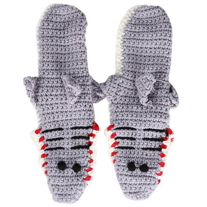 Cozy Plush Shark Socks - Goodlifebean