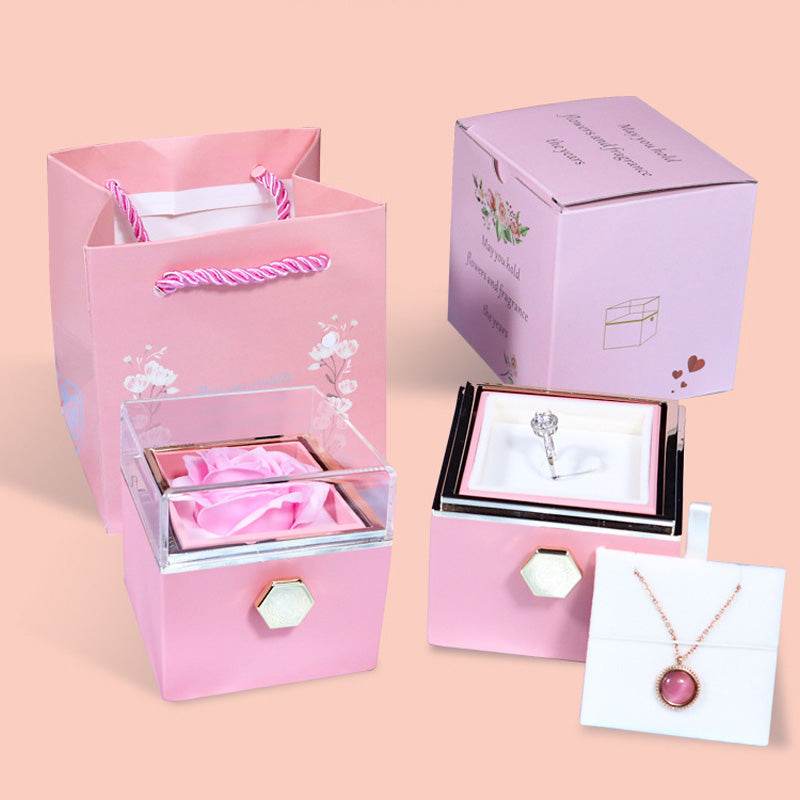 Rotating Eternal Rose Gift Box - Goodlifebean