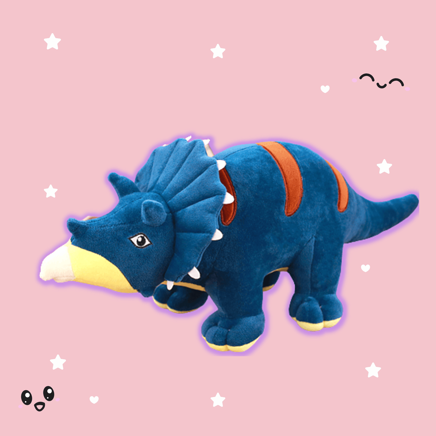 Giant Tricia the Triceratops Dinosaur Plush Toy - Goodlifebean
