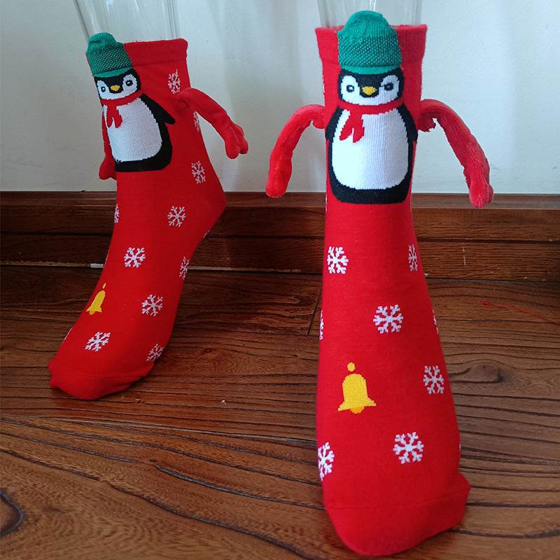 Shop Hand holding Christmas Socks - Shoes Goodlifebean Plushies | Stuffed Animals