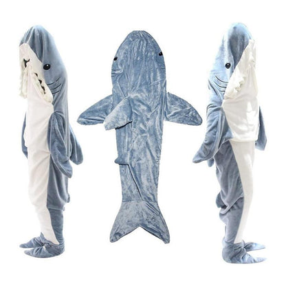 Cozy Sharkie™: Cozy Shark Hoodie Blanket For Adults