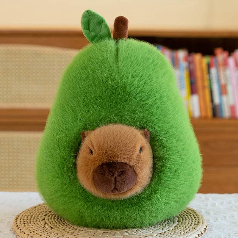 Plush Toy Avocado Capybara Pillow - Goodlifebean