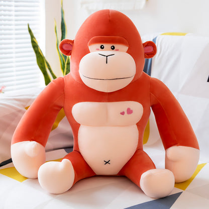 Shop Cute Buffed Up Muscular Gorilla Plushie - plush Goodlifebean Plushies | Stuffed Animals
