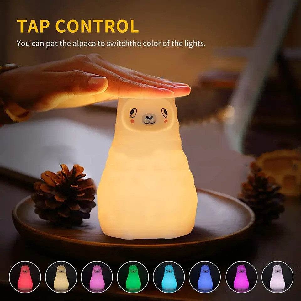 Kawaii Alpaca Night Light - Goodlifebean