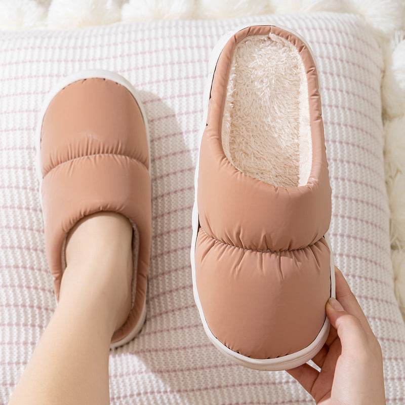 QuiltedCozy: Plush Indoor Warm Slippers - Goodlifebean