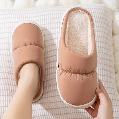 QuiltedCozy: Plush Indoor Warm Slippers - Goodlifebean