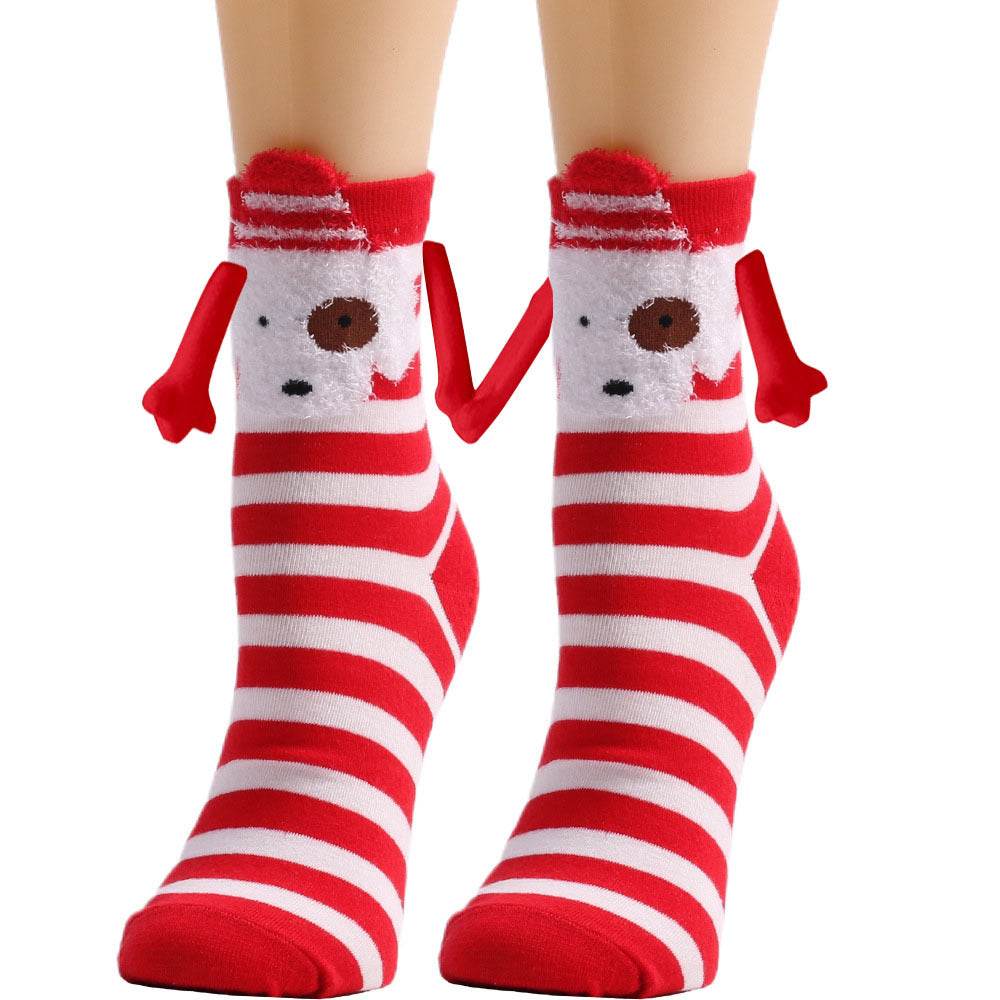 Shop Hand holding Christmas Socks - Shoes Goodlifebean Plushies | Stuffed Animals