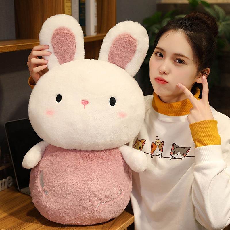 Guubby Rabbit Chubbs: Chubby Bunny Plushie | Giant Stuffed Animal Rabbit – Goodlifebean
