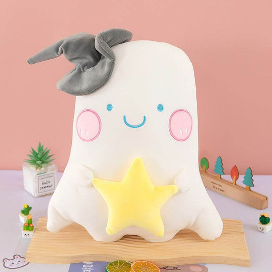 Ghostie Puff | Kawaii Ghost Halloween Plushie - Goodlifebean