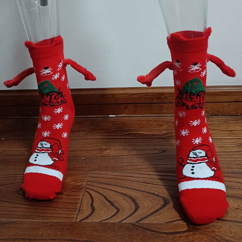 Shop Hand holding Christmas Socks - Shoes Goodlifebean Plushies | Stuffed Animals