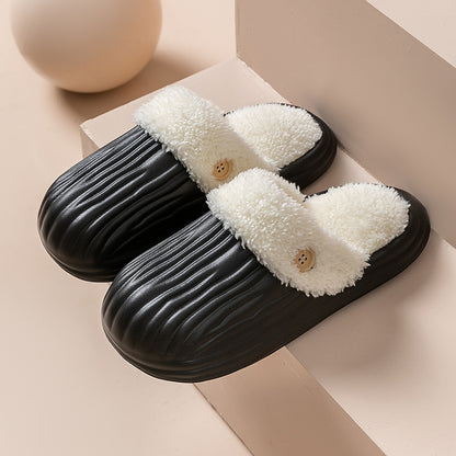 Shop CozySwap: Indoor-Outdoor Slippers with Detachable Fur - Shoes Goodlifebean Plushies | Stuffed Animals
