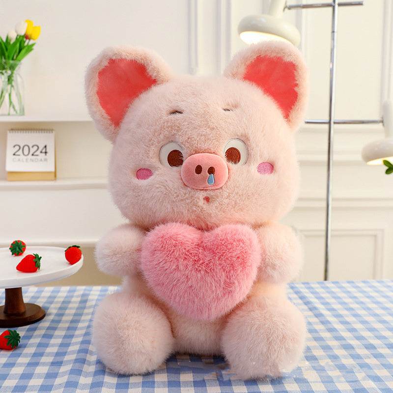 Squiggle: Giant Lovely Stuffed Pig Plushie - Goodlifebean