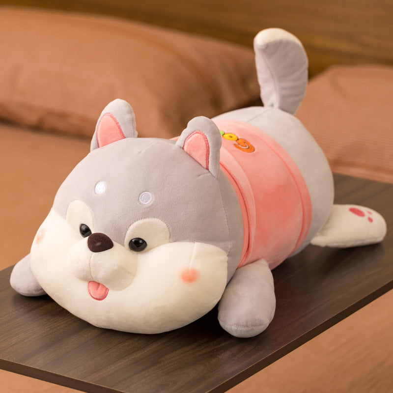 Gigi: Giant Husky Body Pillow Plushie.