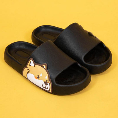 Kawaii Shiba Inu Comfy Indoor Slippers - Goodlifebean