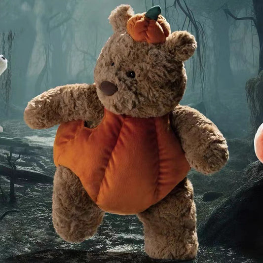Cute Pumpkin Bear Plushie