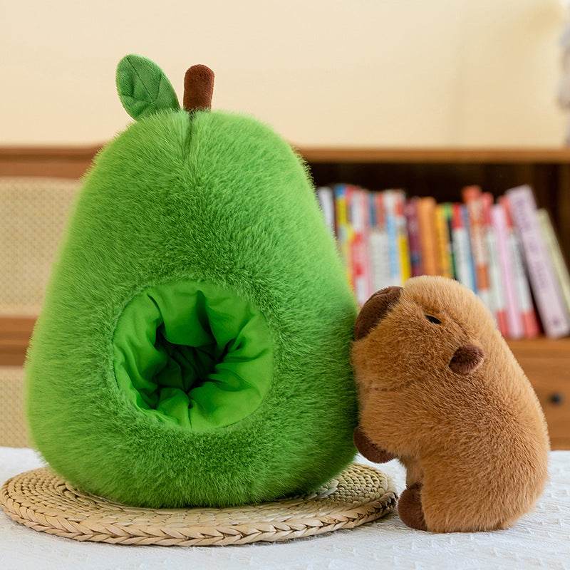 Plush Toy Avocado Capybara Pillow - Goodlifebean