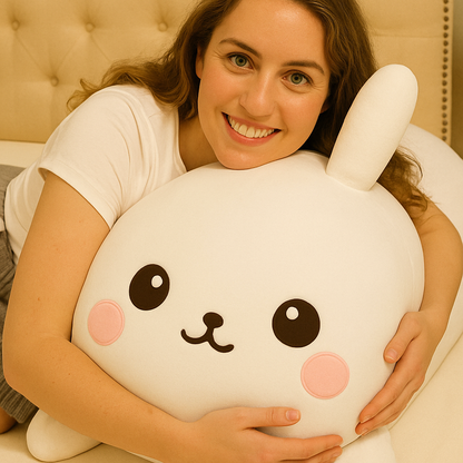 Chonky Stuffed Bunny Plush