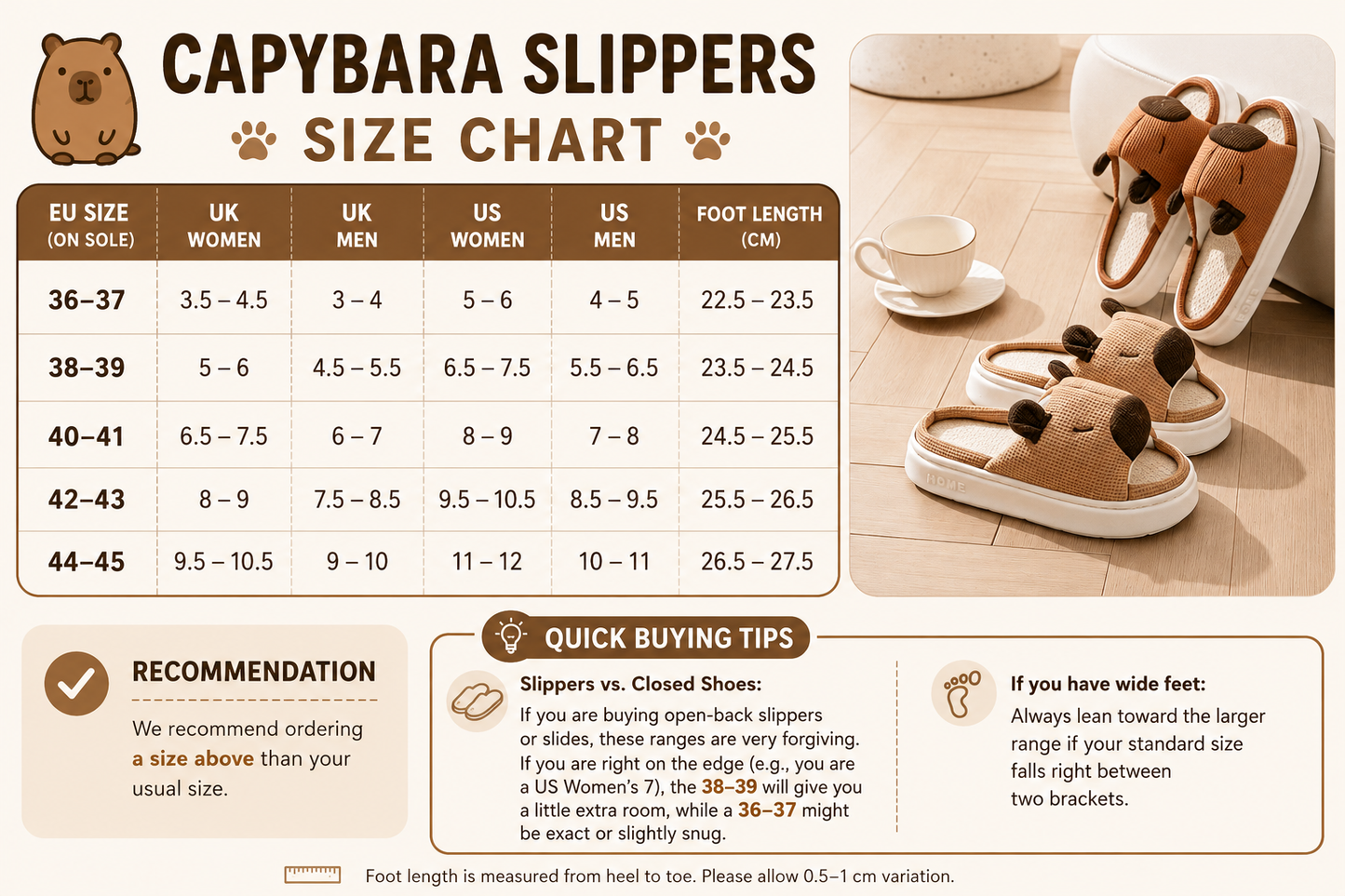 CapyPaws™ | Plush Capybara Slippers for Adults Who Refuse to Be Boring