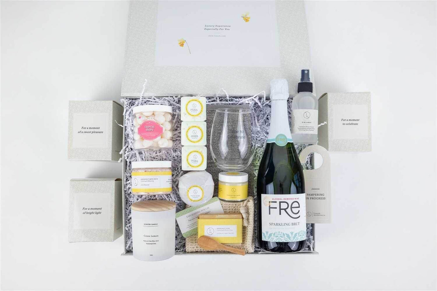 Congratulations gift basket, Celebration gift box by Lizush - Goodlifebean