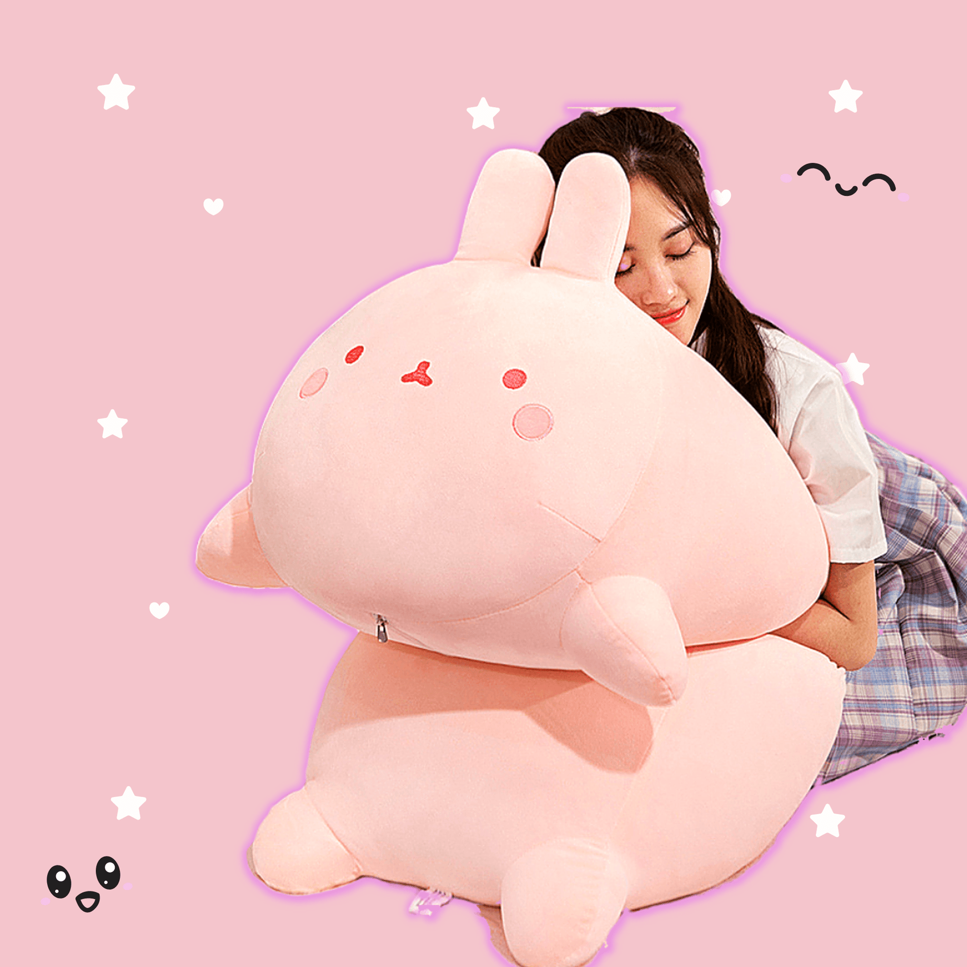 Buy Chonky Stuffed Bunny Plush Soft and Cute Plush Goodlifebean
