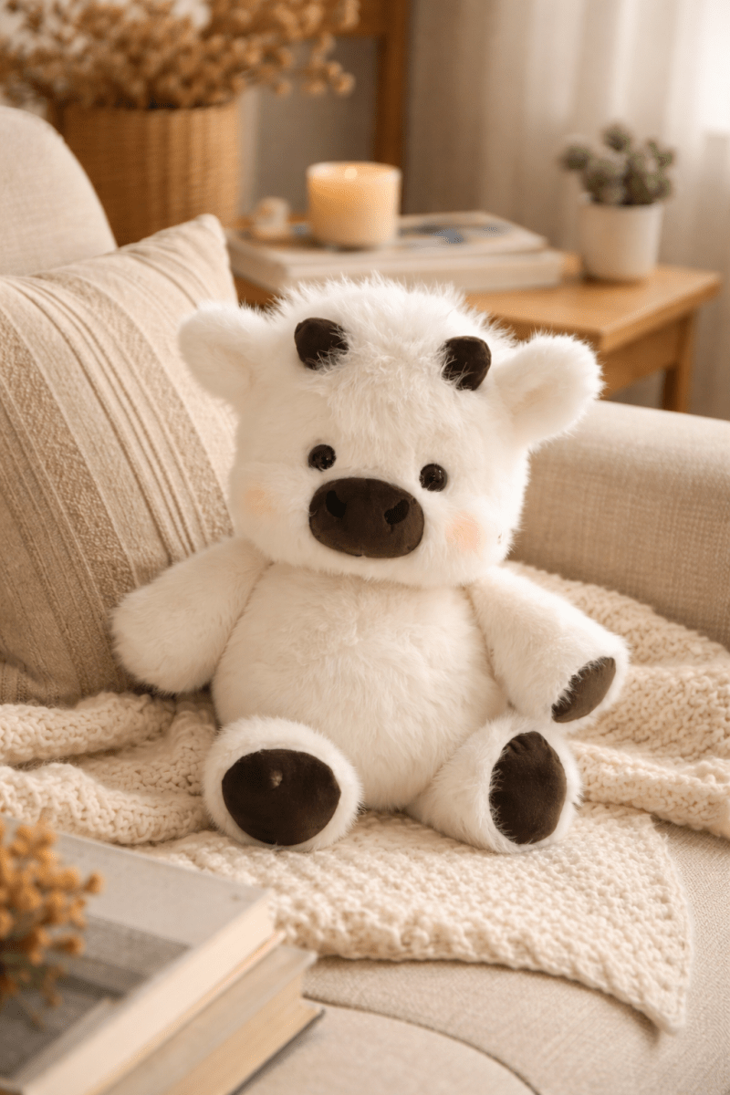 Chubby Highland Cow Plushie - Goodlifebean product_type