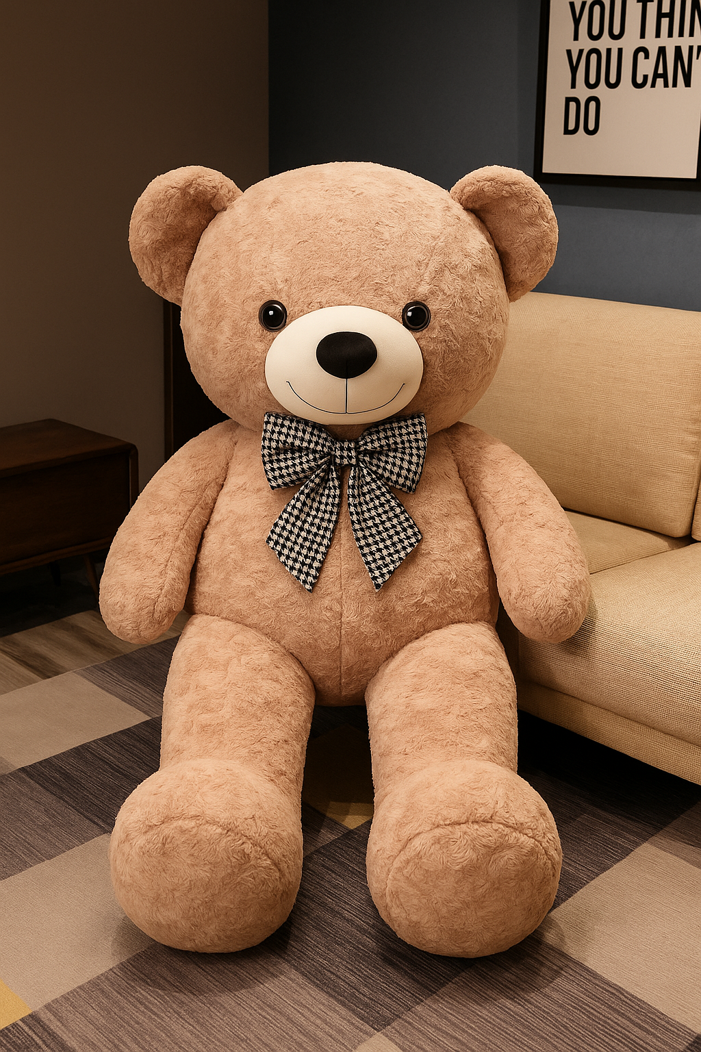 Shop Cuddlebun: 47 Inch Giant Stuffed Teddy bear | 4ft Big Teddy Bear - Goodlifebean Plushie | Stuffed Animal