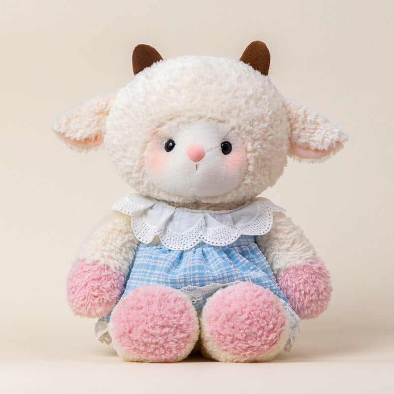 Lala: Cute White Lamb Stuffed Animal | Mini lamb Plushie