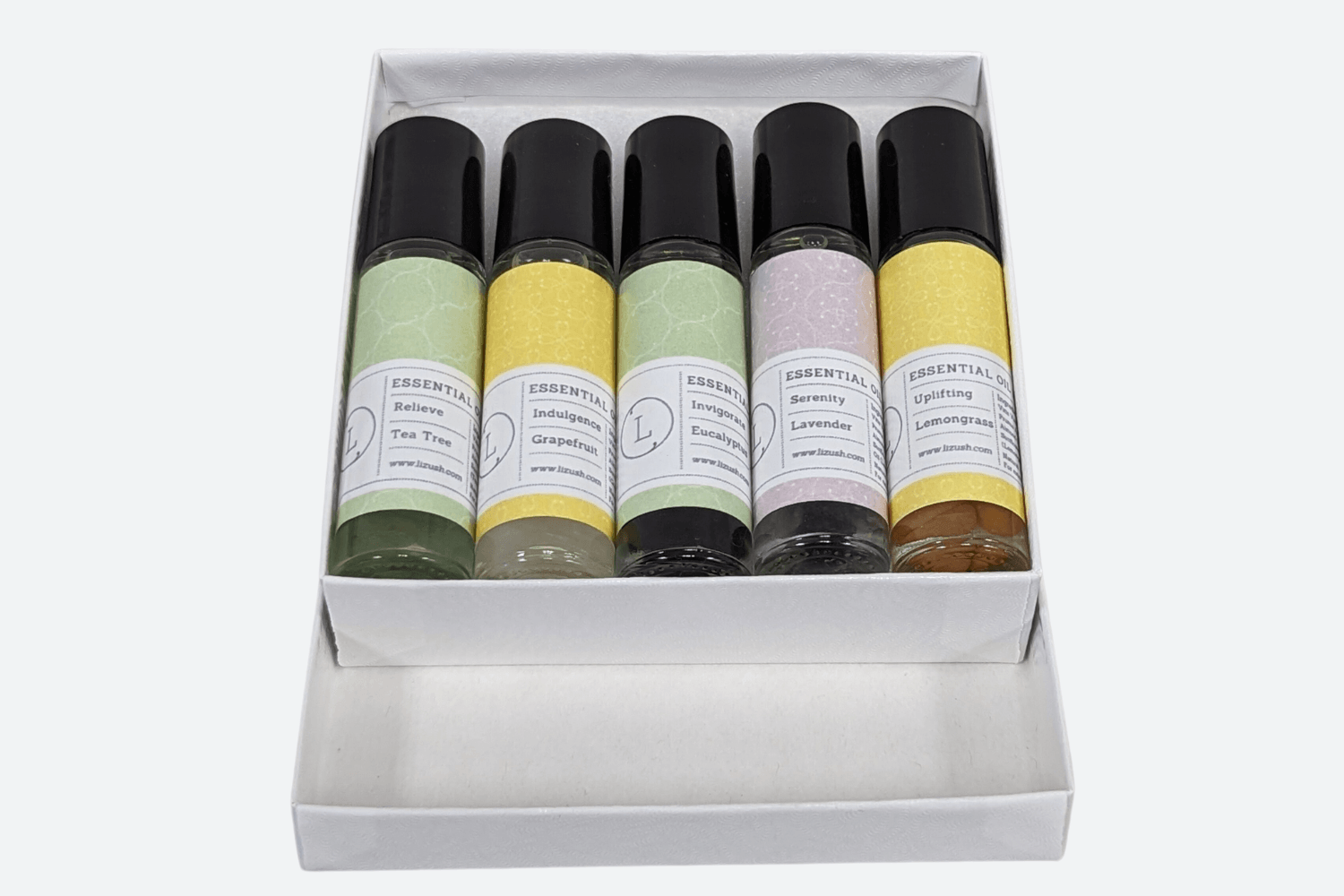 Earth & Elements Crystal Roll-Ons | Set of 5 - Goodlifebean