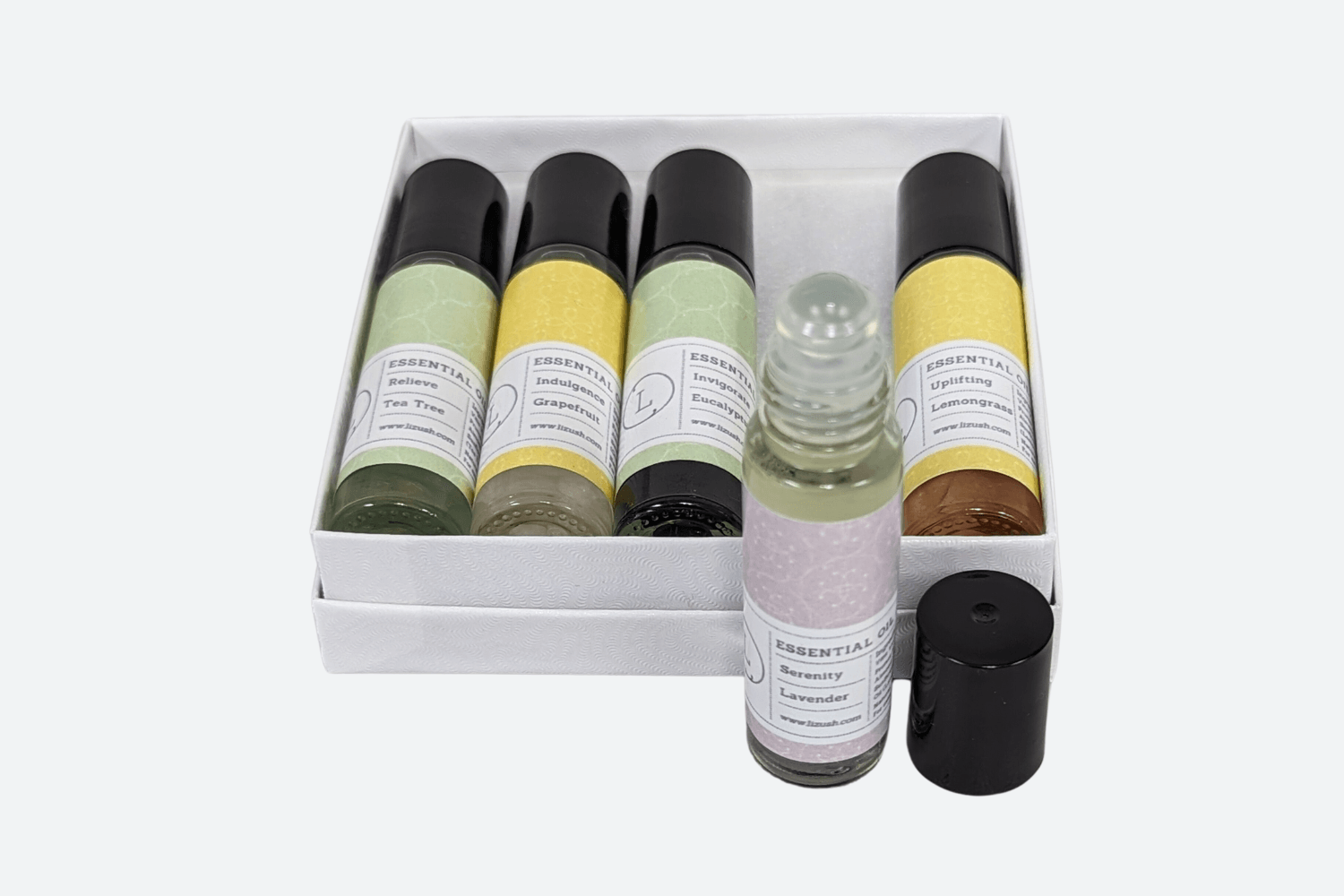 Earth & Elements Crystal Roll-Ons | Set of 5 - Goodlifebean