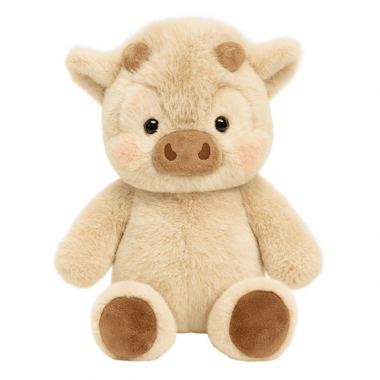 Chubby Highland Cow Plushie - Goodlifebean product_type