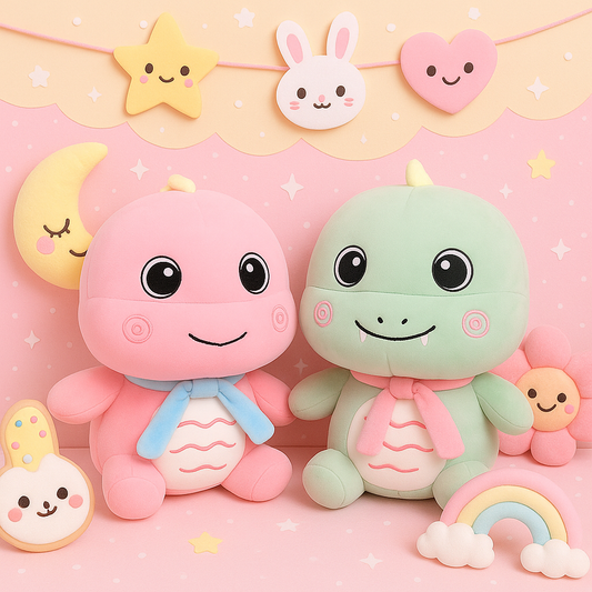 Kawaii Chubby Dino Plushie