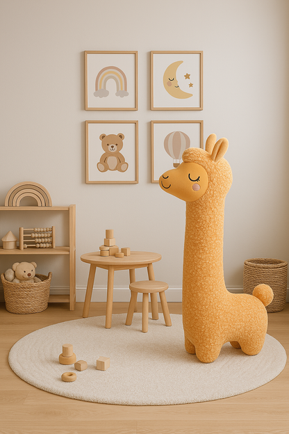 Giant Stuffed Llama Stress Relief Plush