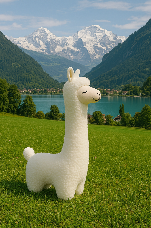 Giant Stuffed Llama Stress Relief Plush