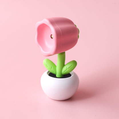 Petite 360 degree floral lamp